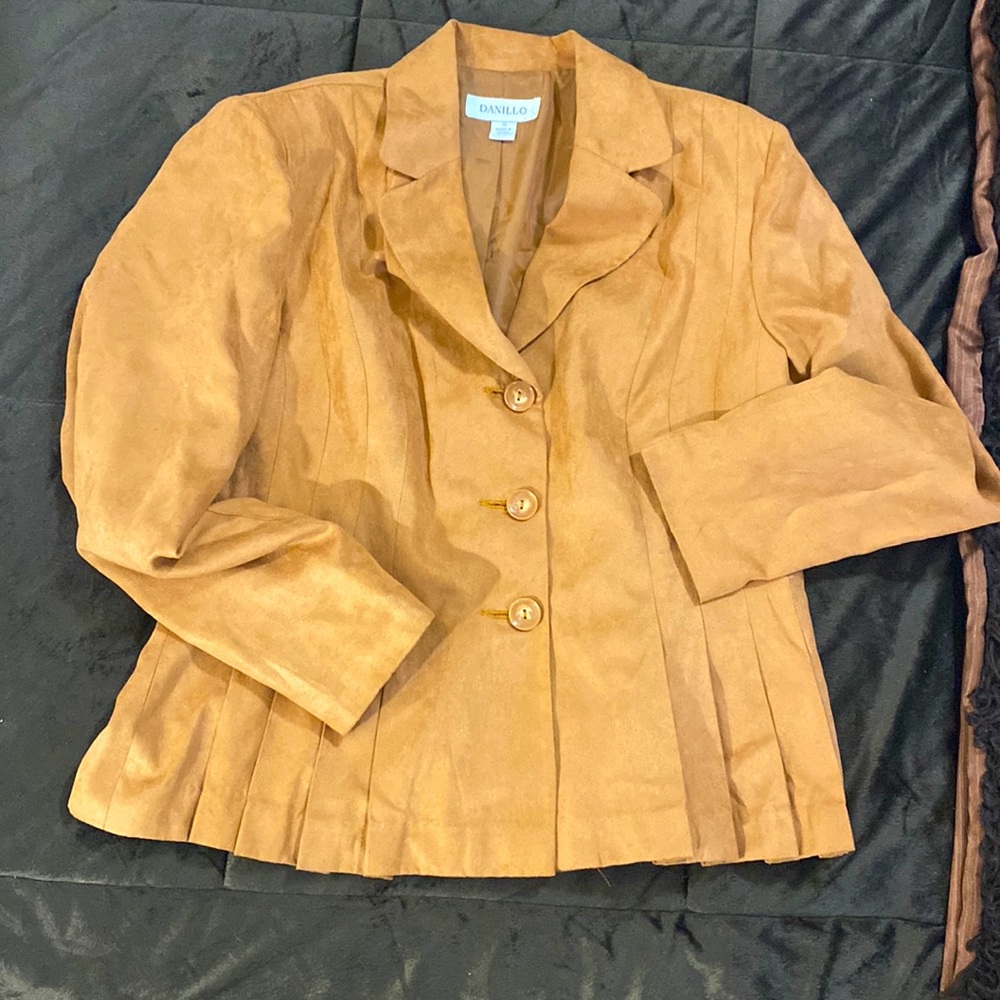 DANILLO women jacket. Rust orange
